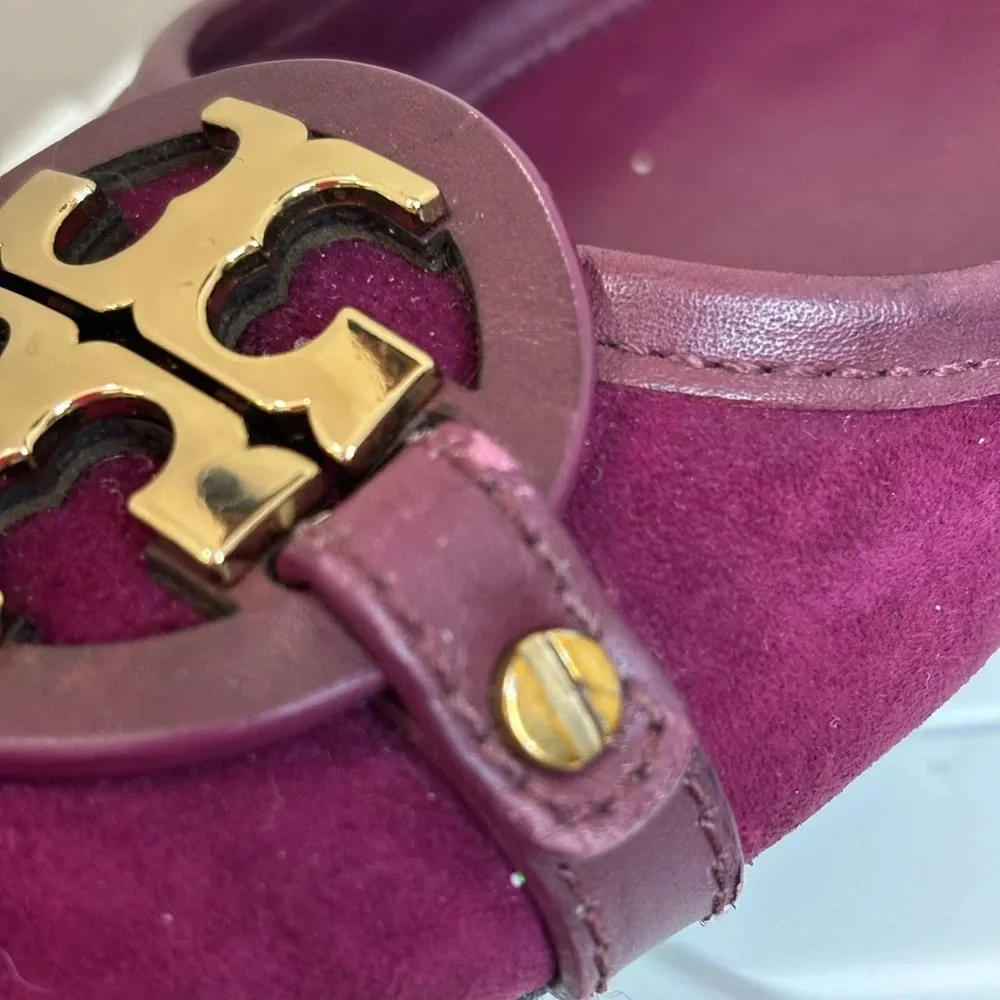 Tory Burch Aaden Flats in Red Wine